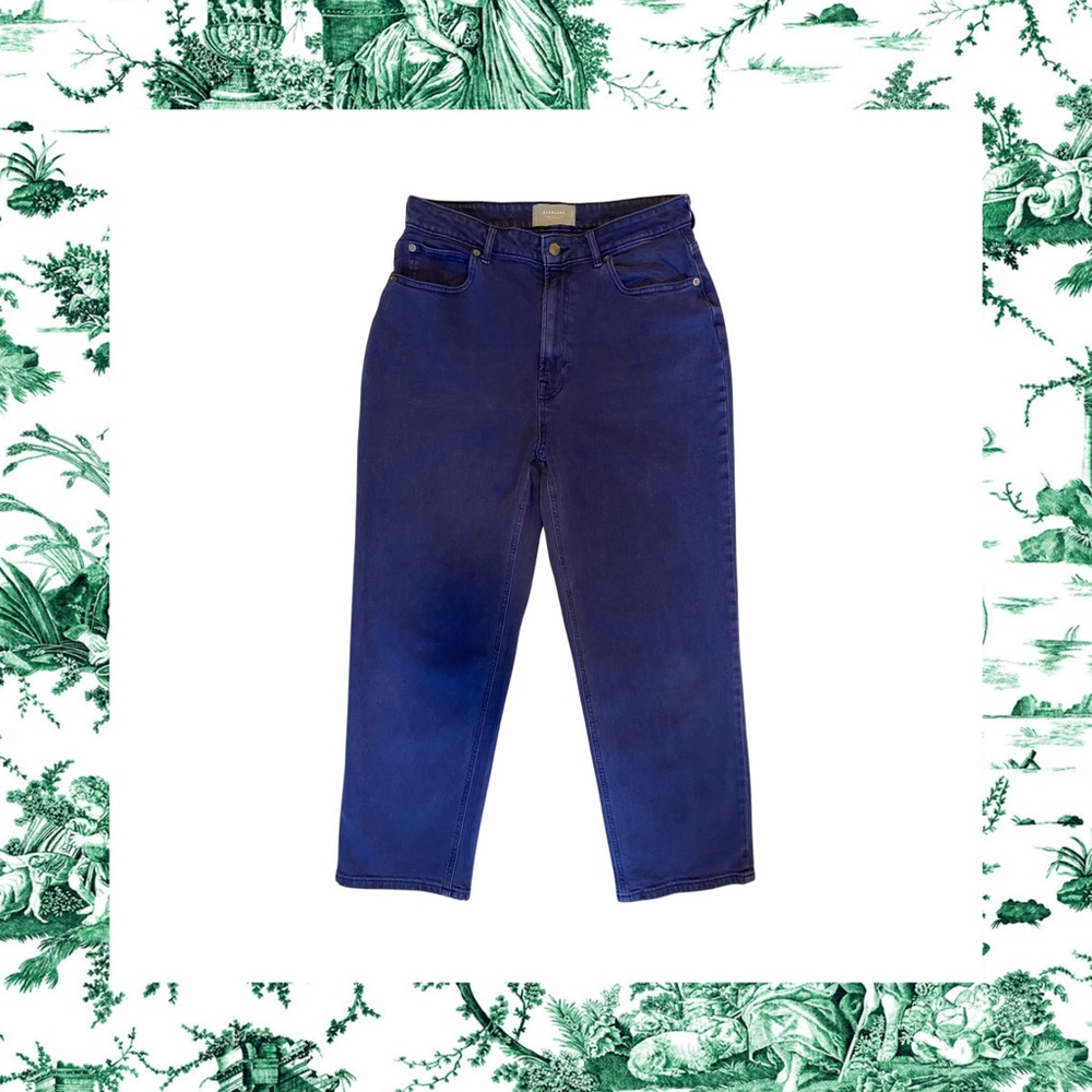 Everlane Curvy Way-High Jean in Archroma Deep Lapis
